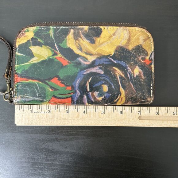 PATRICIA NASH Heritage Floral Zip Around Wallet Organizer Wristlet - Picture 7 of 8